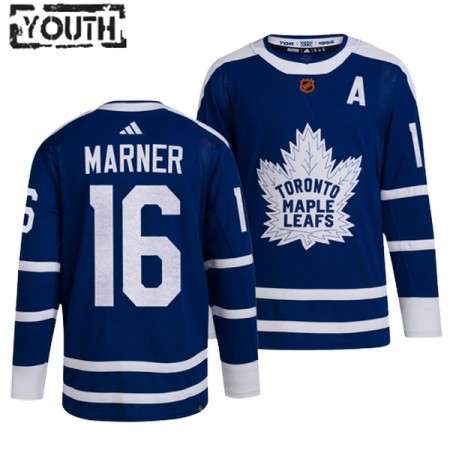 Toronto Maple Leafs Trikot mitch marner 16 Adidas 2022-23 Blau Reverse Retro 2.0 Authentic - Kinder